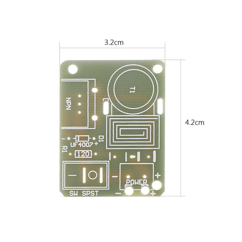 15KV High Voltage Generator Boost Step-up High Power Module Inverter Arc Igniter Coil Module Disassembled Parts for DIY Use (PACK OF 2 SETS)