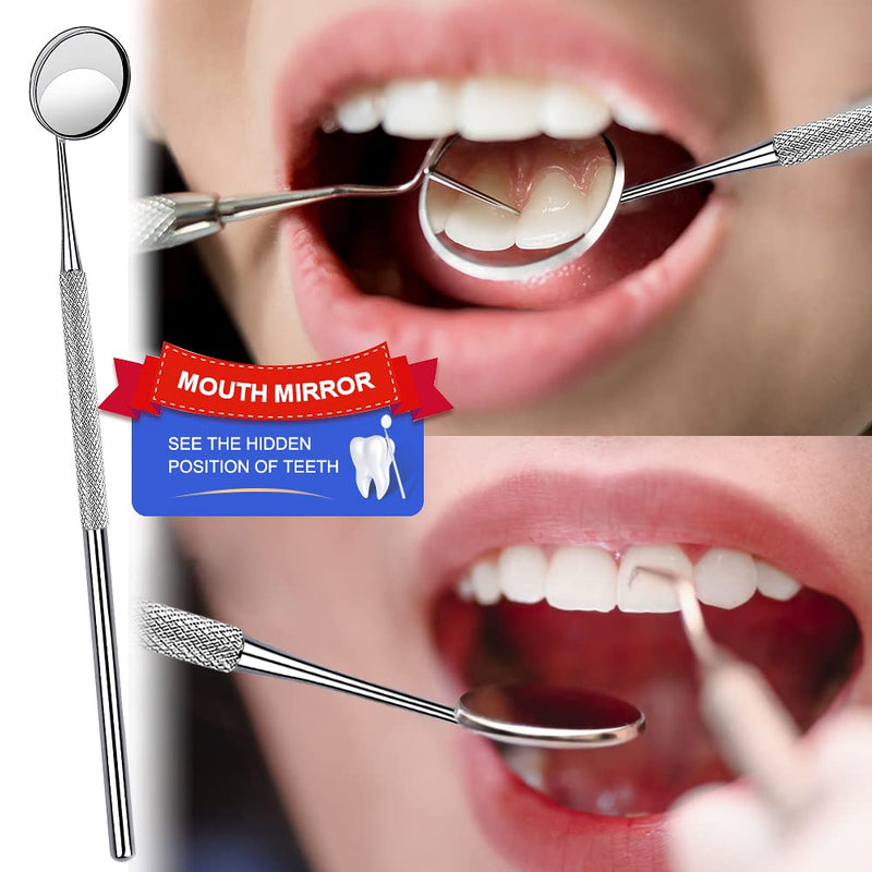 Dental Tools, Sopito 3PCS Teeth Cleaning Tools Stainless Steel Dental Scraper, Scaler Pick Hygiene Set