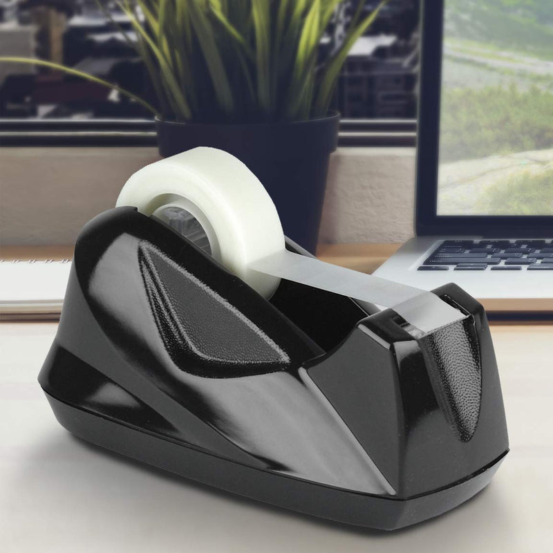 Acrimet Premium Desktop Tape Dispenser Non-Skid Base (Heavy Duty) (Black Color)