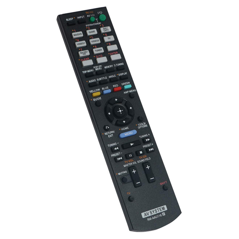RM-AAU116 Replace Remote Control fit for Sony AV Receiver Home Theater System Audio HT-DDW3500 SS-CNP3500 SS-MSP3500 SS-SRP3500 SS-WP3500 STR-DH520 STR-DH710 STR-DH750 STR-DH830 STR-DN850 STR-K3500SW