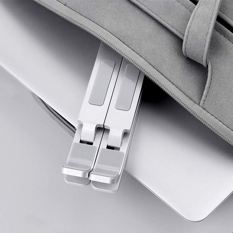 ElfAnt Laptop Stand Adjustable Portable Aluminum for 10" - 17" Laptop Tablet Double Layer