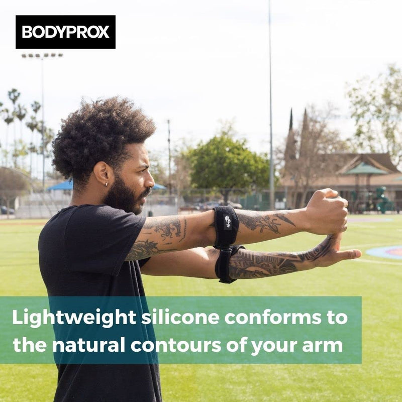 Elbow Brace 2 Pack for Tennis & Golfer's Elbow Pain Relief
