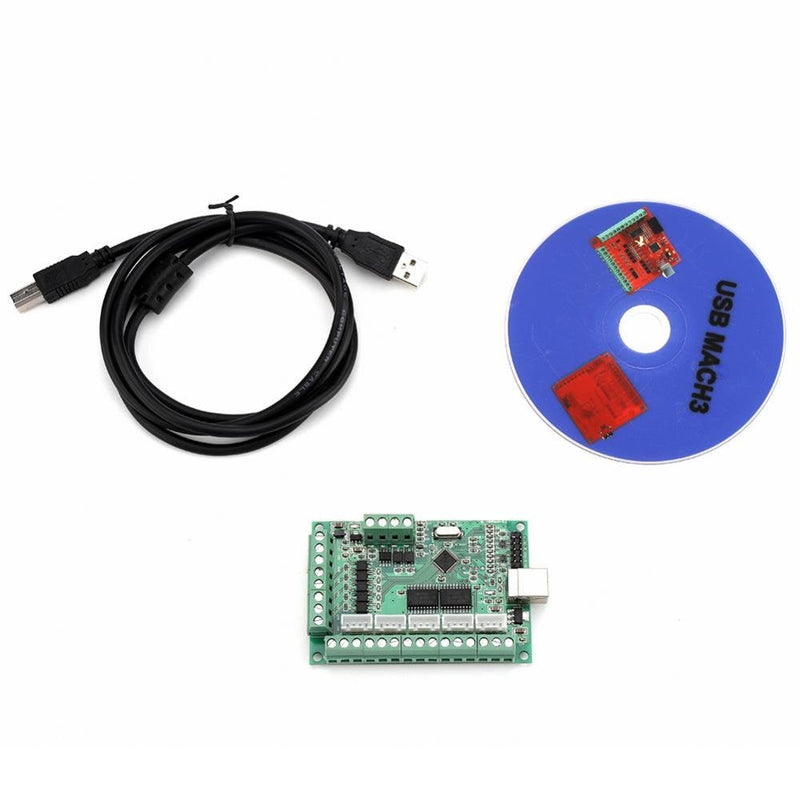 USB CNC breakout board interface card CNC MACH3 interface board motion engraving machine control with USB cable