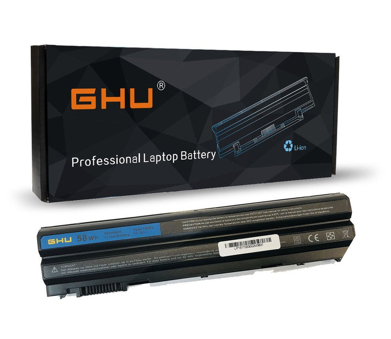 New GHU 58Wh Battery T54FJ M5Y0X 312-1163 HCJWT NHXVW PRRRF Compatible with Dell Latitude E5420 E5430 E5520 E5530 E6420 E6430 E6440 E6520 E6530 E6540 YKF0M X57F1 04NW9 8858X P8TC7 T54F3 8858X N3X1D
