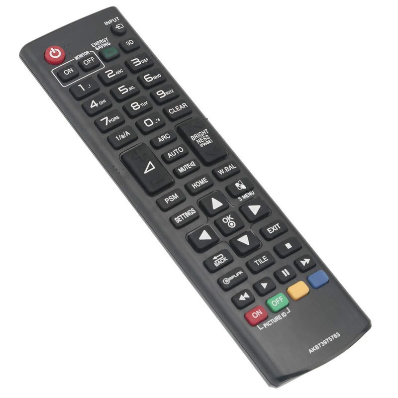 AKB73975763 Replacement Remote Applicable for LG TV 42LS55A-5B 32LS53A-5B 47LS55A-5B 55LS55A-5B 42LS53A-5B 47LS53A-5B 55LS53A-5B 65LS53A-5B 32SM5B 55SM5B 65SM5KB 49SM5B 49LS75A 49MS75A 55XF2B 98LS95A