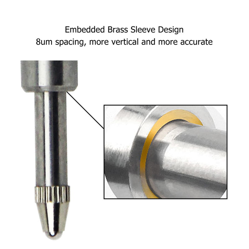 Mechanical Dial Indicator Impact Resistant Inner Core High Precision Dial Indicator with Excellent Abrasion Resistance (0-20mm) 0-20mm