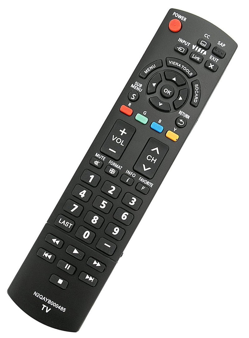 New N2QAYB000485 Remote for Panasonic TV tc-p50c2 TC-L37U22 TC-L37X2 TC-L42D2 TC-L42U22 TC-L42U25 TC-P42C2 TC-P42S2 TC-P42U2 TC-P46C2 TC-P46S2 TC-P50C2 TC-P50S2 TC-P50U2 TC-P50X2 TC-P54S2