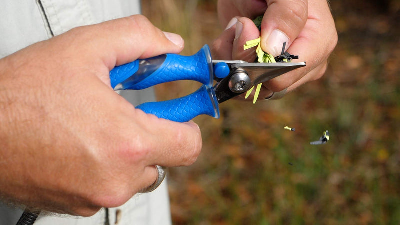 Cuda 5.25" Titanium Bonded Mini Snip, Blue (23028)