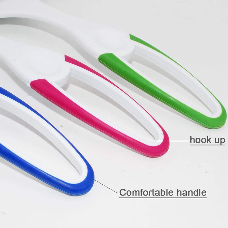 V-Shine Squeegee for Shower,Hand Held Rubber Glass Shower Squeegee, with Hanging Hole Squeegee for Shower, Glass Door, Car Windows,Multifunctional Squeegee Tool [3-Pack] 3 Count (Pack of 1)