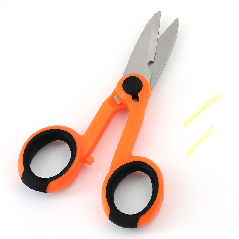 WL-9011Z Optic Fiber Cable Cutter Scissors for Fiber Optic Kevlar Shears Stainless Steel Electrical Shears Precision Scissor with Wire Optical Fiber Cut