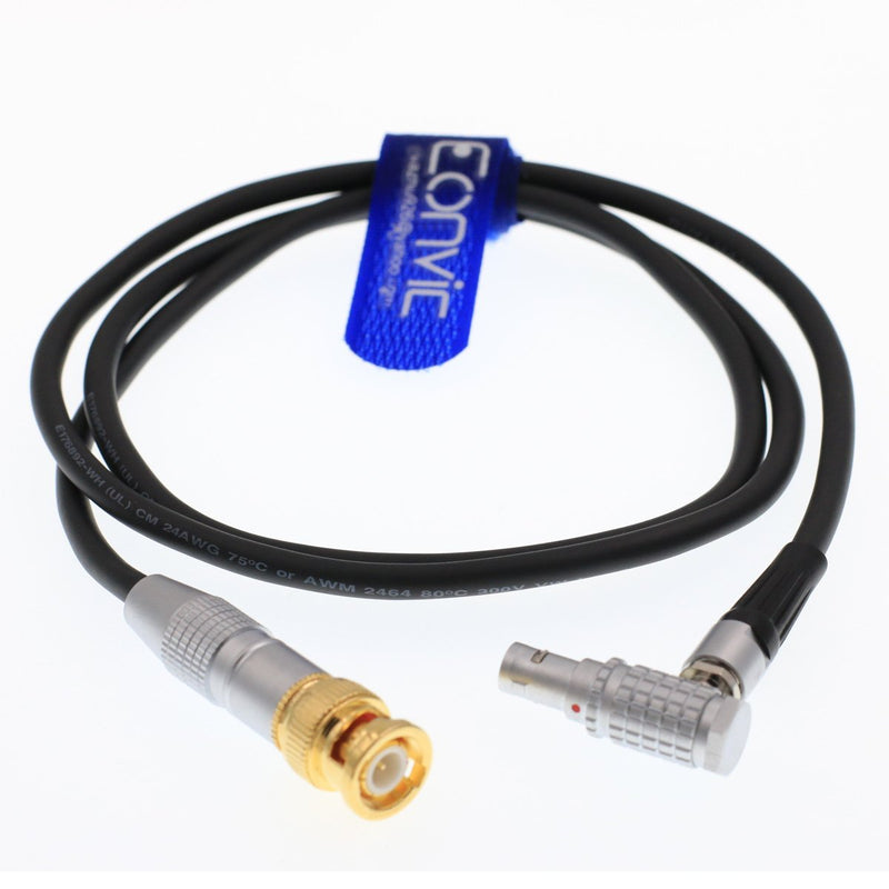 Eonvic Cables- TIME Code Cable for ARRI Alexa Sound Devices 5 PIN to BNC (RA5pin-BNC) RA5pin-BNC
