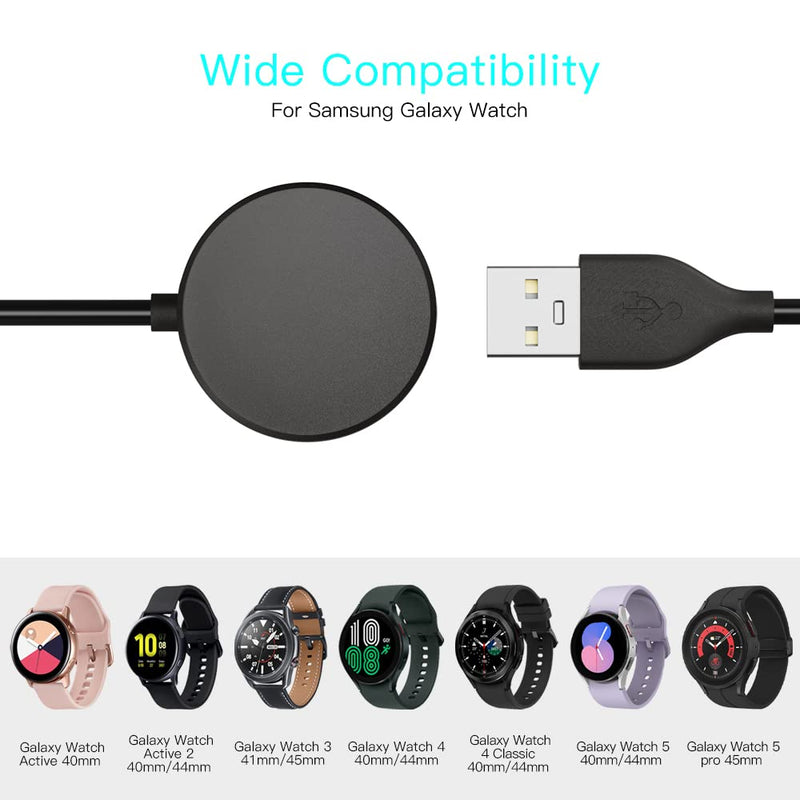 Compatible with Samsung Galaxy Watch Charger Cable (1 Pack) 1 Pack