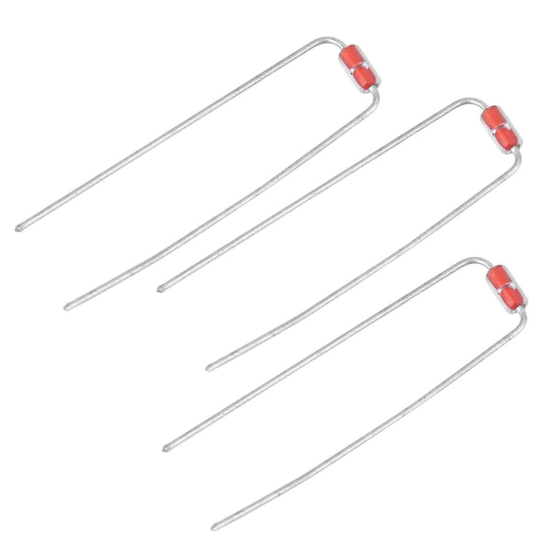 Dpofirs Pack of 10 MF58 NTC Thermistors Highly Sensitive Thermal Resistors, 1K 5K 10K Thermal Resistors Temperature Control, Protection of Electrical Devices High Accuracy (10K)