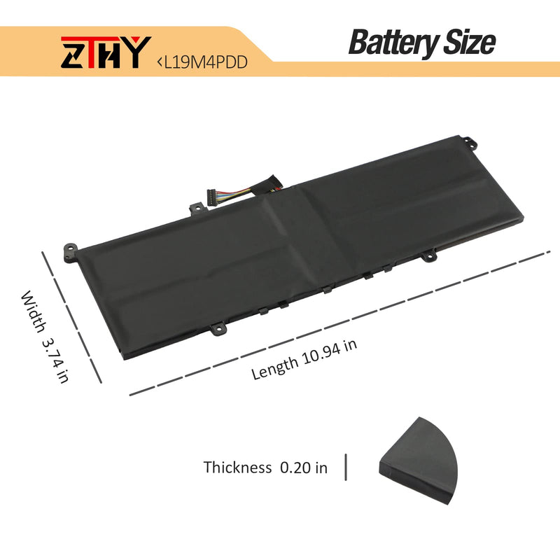 ZTHY L19M4PDD L19C4PDD Laptop Battery Replacement for Lenovo ThinkBook 14S G2 ITL ThinkBook 13S G2 ITL ThinkBook 13S G2 are Series L19D4PDD 5B10Z37621 SB10Z37619 5B10Z37617 15.44V 56Wh 3627mAh