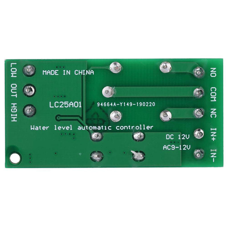 Level Controller Module, 12V DC/AC Water Level Controller Automatic Liquid Level Detection Sensor Module, Water Control Relay Switch Module for Fish Tank Aquarium Home Water Tower