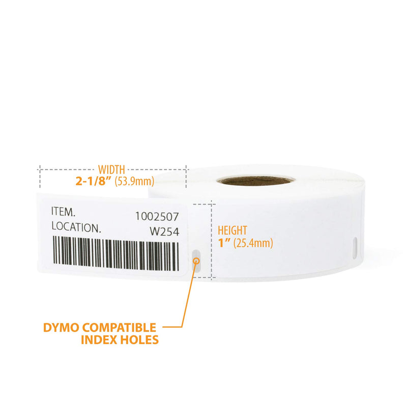 Buhbo DYMO 30336 Compatible Labels Multi-Purpose LW Small 1" x 2-1/8" (500 Labels Per Roll) for DYMO LabelWriter SMALL 1 Roll