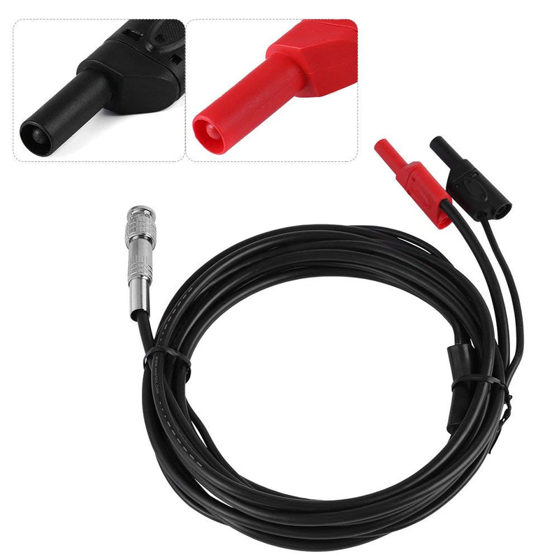 YWBL-WH HT30A 3M High Performance Car Test Cable BNC to Banana Head Adapter Cable Input Resistance 50Ω