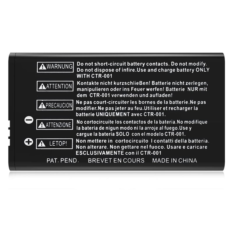 3DS XL Battery Replacement Compatible with Nintendo 3DS XL SPR-001 SPR-003 and New 3DS XL RED-001 SPR-A-BPAA-CO 2000mAh