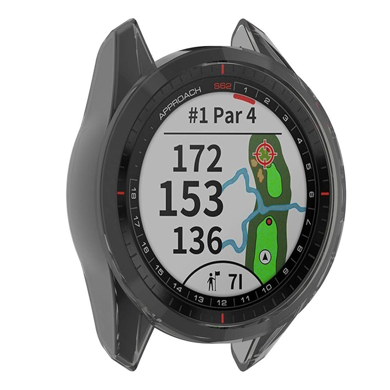 MOTONG for Garmin Approach S62 Transparent TPU Protective Case - TPU Protective Case Cover Shell for Garmin Approach S62