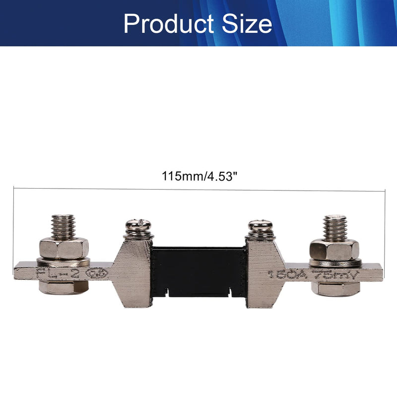 150A 75mV DC Current Meter Shunt Resistor Resistance for DC Ammeter Shunt FL-2 1Pcs, (Bettomshin)