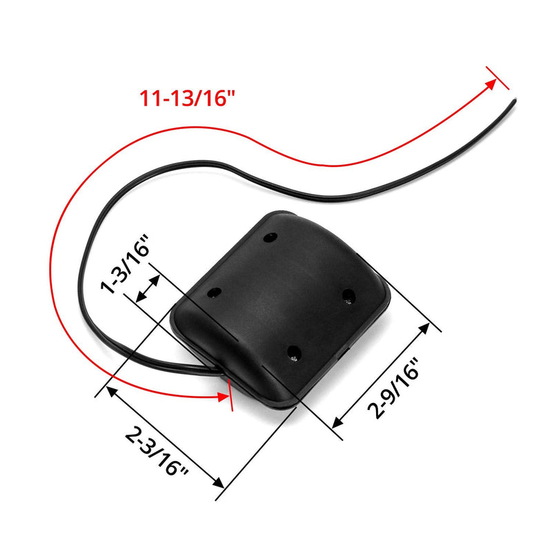 QWORK® 2 pieces DC vibration motor, 12V 2300RPM vibration vibration motor for massage cushions