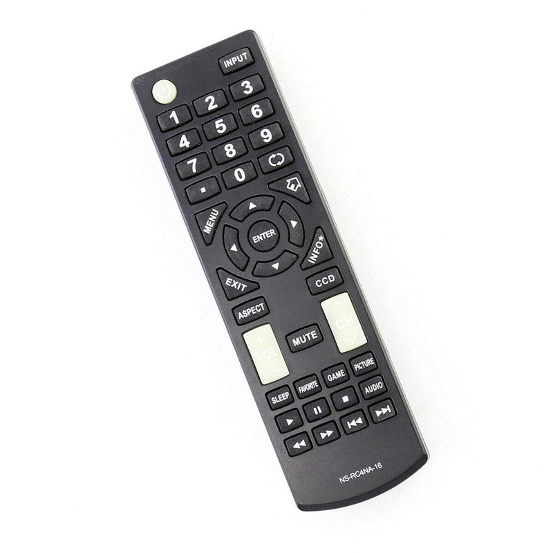 New NS-RC4NA-16 Replace Remote Control NSRC4NA16 fit for Insignia LED TV HDTV NS-32D220NA16 NS-40D420NA16 NS-40D420MX16 NS-32D421NA16 NS-19D220NA16 NS-24D220NA16 NS-28D220NA16 NS-32D420NA16