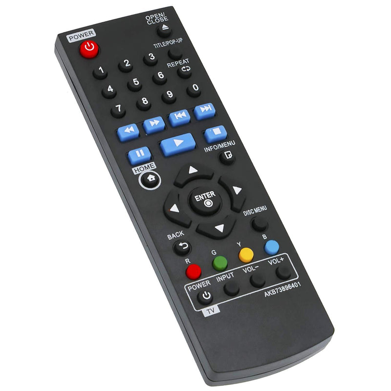 New AKB73896401 Remote Control fit for LG Blu-ray Disc DVD Player BP135 BP135W BP145 BP155 BP165 BP175 BP255 BP300 BP335W BP335WN BP335W-N BP340 BP350 BPM25 BPM34 BPM35 UP870 UP875 BP250-N BP340