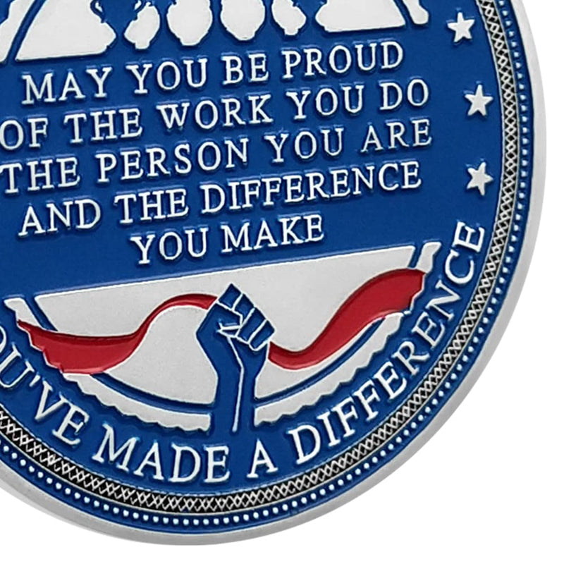 5Pcs Leadership Coins Set Appreciation Award Gift for Employee-Inspirational Coin Bulk Gifts for Coworker Staff Student