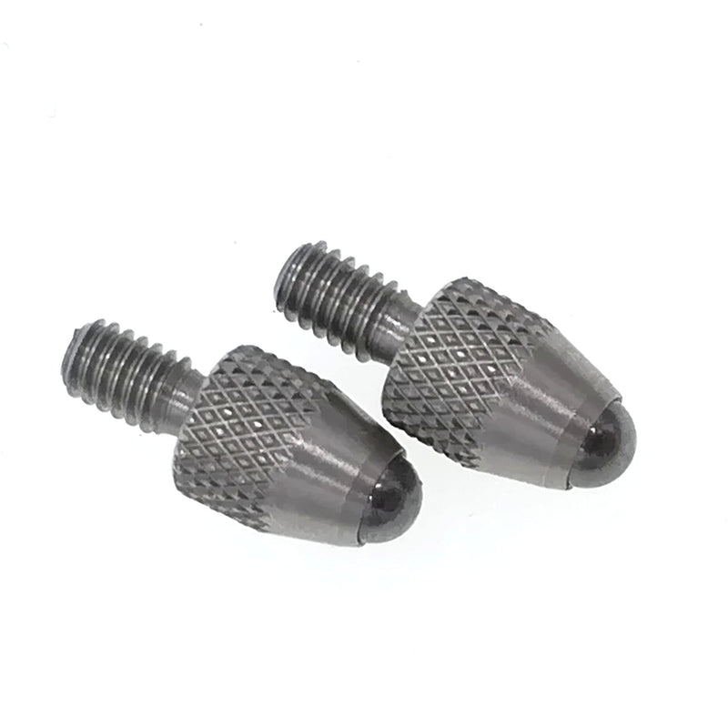 SUXING Ball Contact Points for Dial Indicators #4-48 Thread Shank (Carbide Ball) Carbide Ball