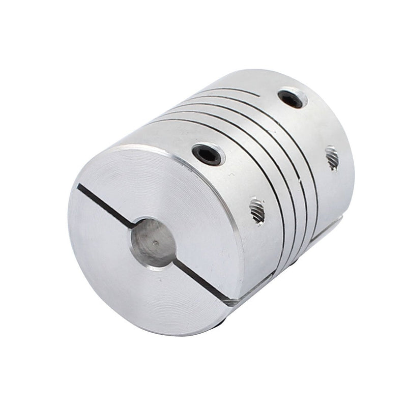 uxcell 6.35mm to 12mm Shaft Coupling 30mm Length 25mm Diameter Stepper Motor Coupler Aluminum Alloy Joint Connector for 3D Printer CNC Machine DIY Encoder 6.35-12mm