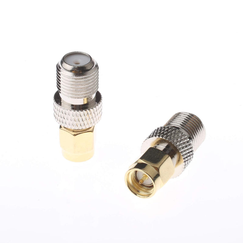 F-Type to SMA Male Female 3 Sets 9 Pcs RF Coaxial Coax Adapter Connector SMA to F-Type SMA Male to F Female F Female to SMA Female