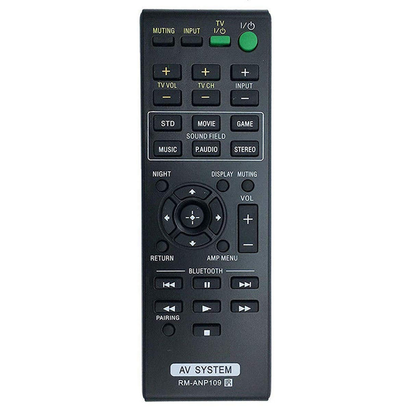 New RM-ANP109 Replace Remote Control fit for Sony Audio Video Home Theater Sound AV System HT-CT260 HT-CT260C HT-CT260H HT-CT260HP HT-CT260W SA-CT260 SA-CT260H SA-WCT260H PN1H Sub RM-ANP084