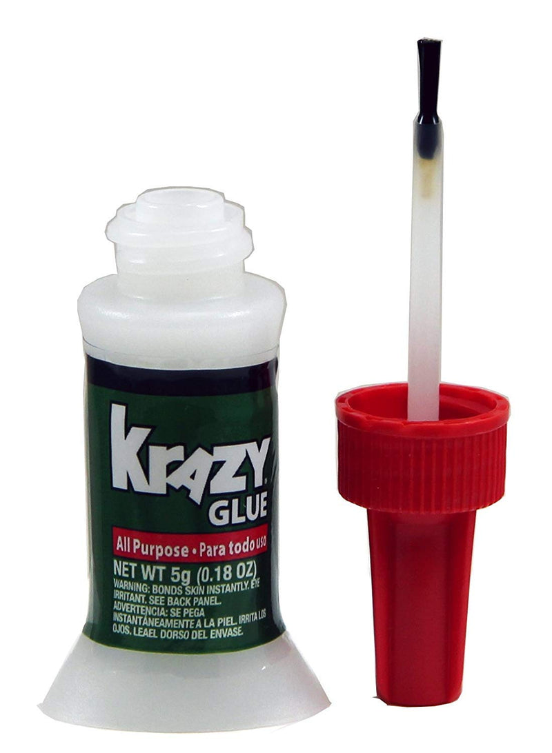 Krazy Glue KG92548R Instant Krazy Glue 0.18-Ounce All Purpose Brush - Pack of 6 6 Pack