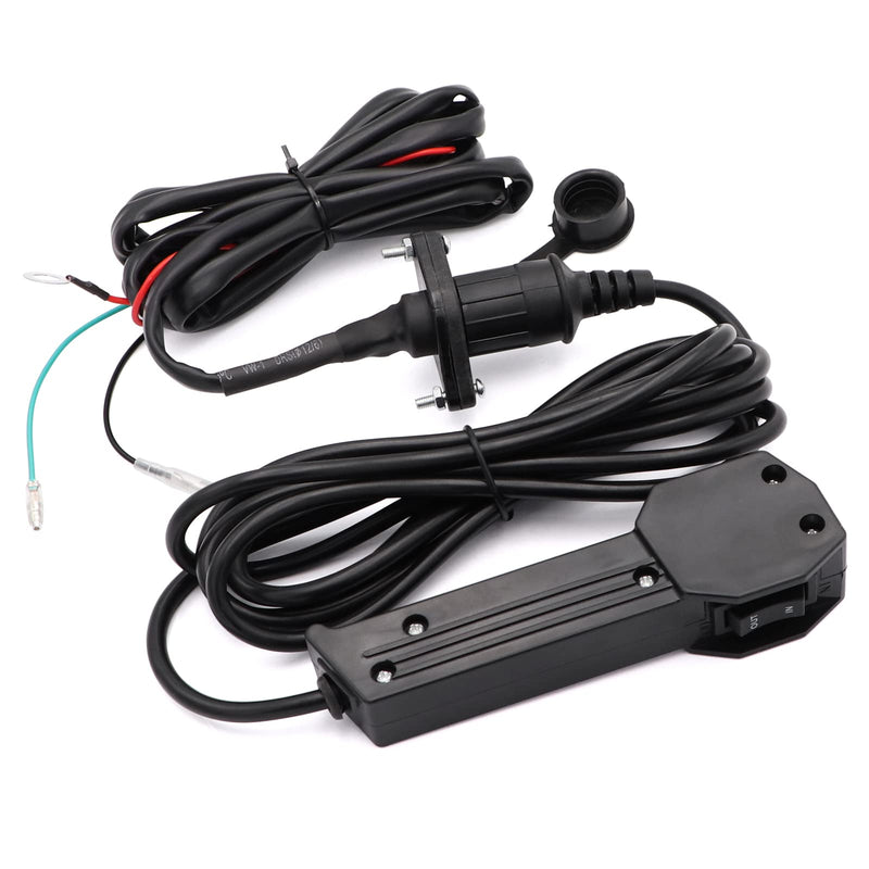 TuoLauthon 12V Winch Corded Manual Hand Remote Control Kits for ATV UTV Winch