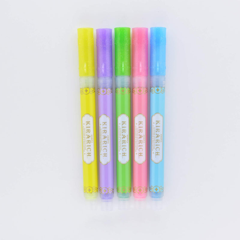 Zebra Pen 1 Zebra KIRARICH Set 5/PKG, Assorted Highlighters