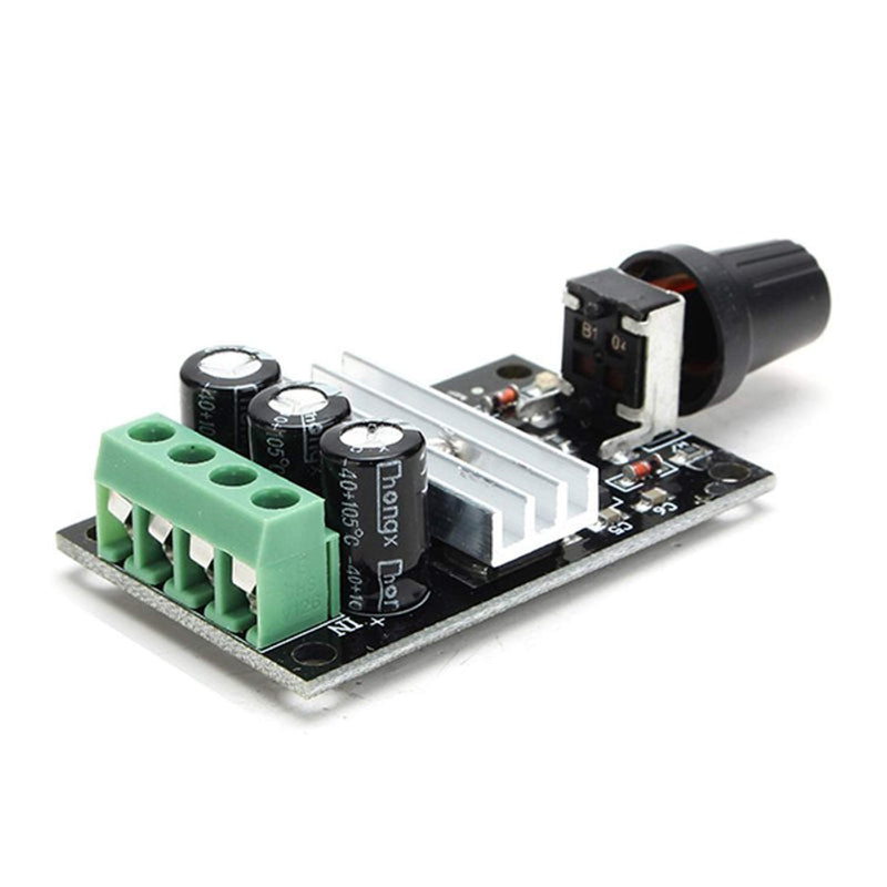 Greartisan 6V-28V 3A DC Motor Speed Controller PWM Variable Speed Regulator Governor Switch 1203B with Speed Control Knob DC 6-28V 3A