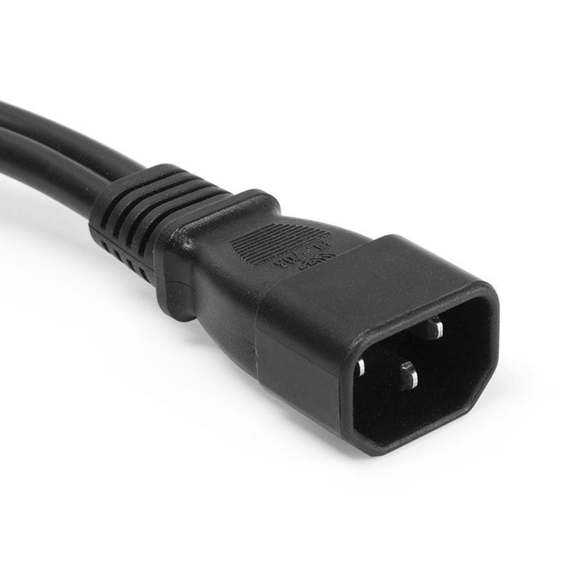 UPS Server Y Splitter C14 to 2 x C13 Power Extension Cable