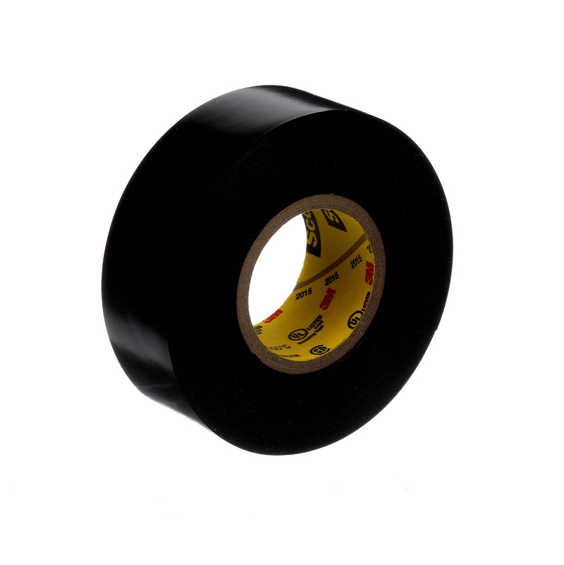 Scotch Super 33+ Electrical Tape, 3/4 in x 12-1/2 yd, Black, 1-Roll