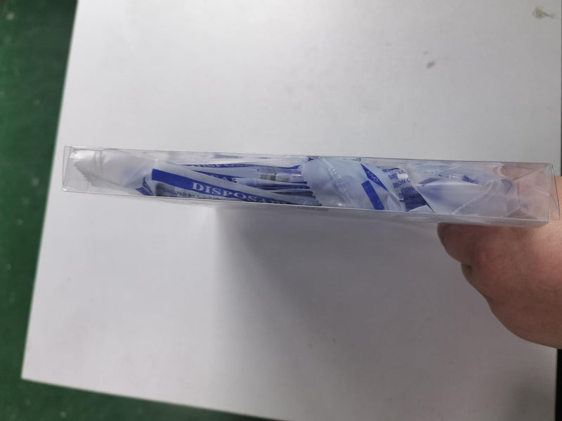 1 ml syringe sterile, 40 pack plastic syringes with cap, dosing syringe for measuring and dosing liquids, plastic syringe, individually packed disposable syringes
