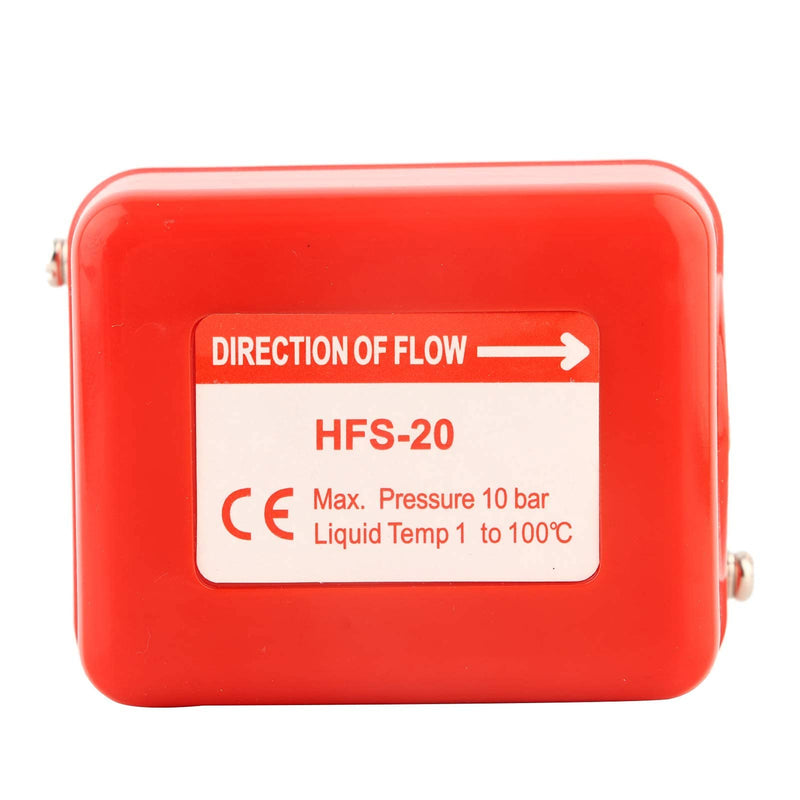 250VAC/DC HFS-20 Liquid Water Oil Sensor Control Automatic Paddle Flow Switch for Flow Switches in Electrolysis Devices
