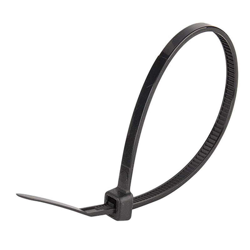 Superun Black Zip Ties 4 Inch, 18 Lbs Tensile Strength Wire Ties (Industrial Grade Cable Ties) Pack of 100