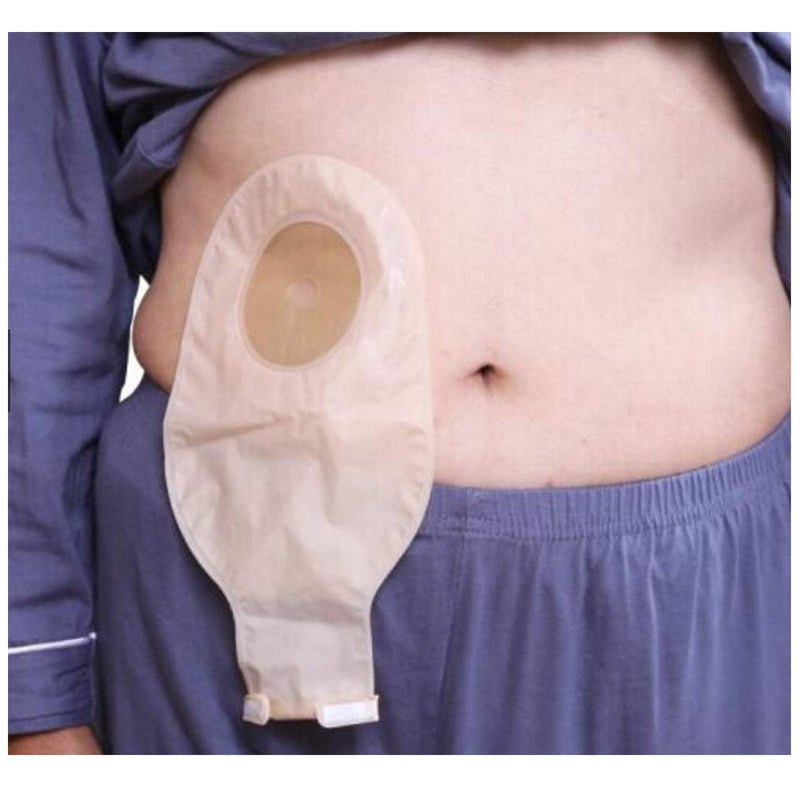 Ostomy Colostomy Supplies, 10 PCS Colostomy Bag, One Piece Drainable Pouches with Twist-Tie for Ileostomy Stoma Care, Cut to Fit(Max 20-65mm) 10 Count (Pack of 1)