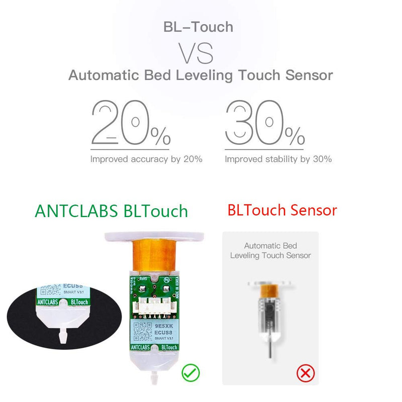 Creality BLTouch V3.1 Auto Bed Leveling Sensor Kit for Creality Ender 3 V2/Ender 3/Ender 3 Pro/Ender 3 Max/Ender 5/Pro with 32 Bit V4.2.2/V4.2.7 Mainboard 3D Printer