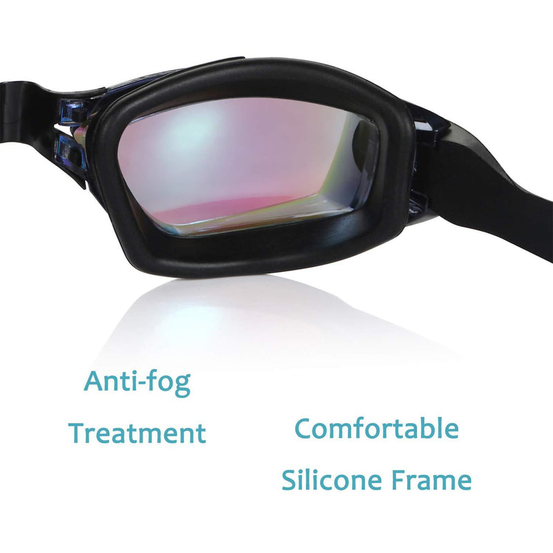 Aegend Swim Goggles, Swimming Goggles No Leaking Anti Fog Adult Men Women Youth Aqua