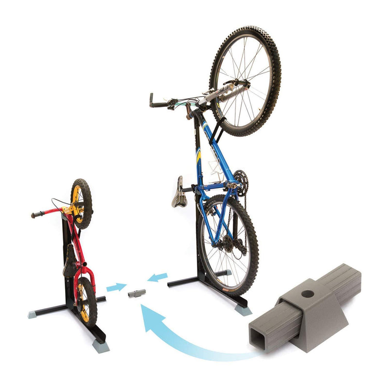 Bike Nook Bicycle Stand, Portable and Stationary Space-Saving Bike Rack with Adjustable Height, for Indoor Bicycle Storage (Bike Nook Connector)