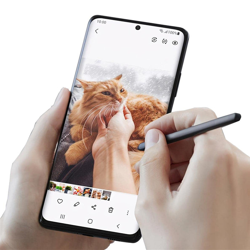 Galaxy S21 Ultra Pen Replacement for Samsung Galaxy S21 Ultra 5G S-View Cover Silicone Case Stylus S Pen +Replacement 5 Tips/Nibs + Free SIm Needle