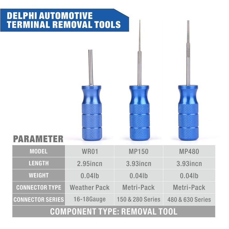 IWISS Extractor Tool, Removal Tools for Weather Pack and Metri-Pack Connectors-3 Pack