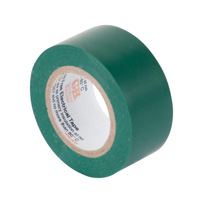 Gardner Bender GTPC-550 Electrical Tape, ½ in x 20 ft., Durable, Easy-Wrap, Flame Retardant, 5 Pk, Red, White, Blue, Green, Yellow