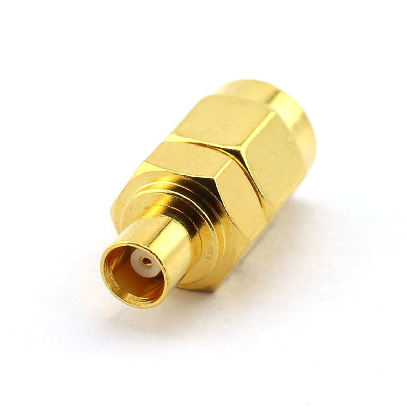 DGZZI 2-Pack RF Coaxial Adapter SMA to MCX Coax Jack Connector SMA Male to MCX Female