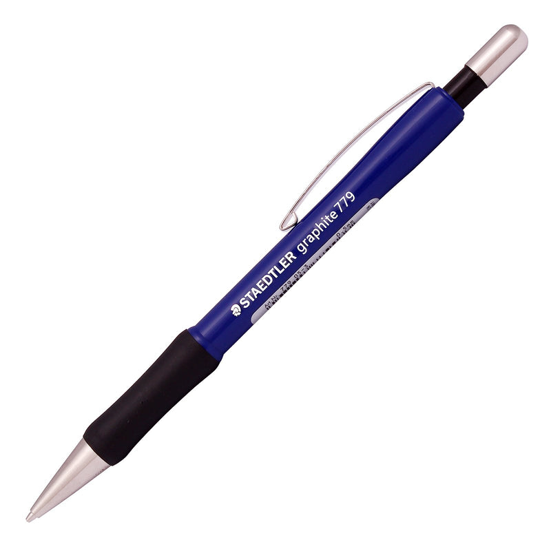 STAEDTLER 779 graphite 0.5 mm automatic mechanical pencil-Red,Blue,Black-(Pack of 3)